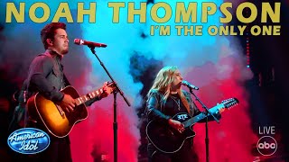 Noah Thompson Duet with Melissa Etheridge Im The Only One During American Idol 2022 Finale [upl. by Doreg]