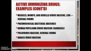 Immunizing agents  Part 1 [upl. by Rasec]