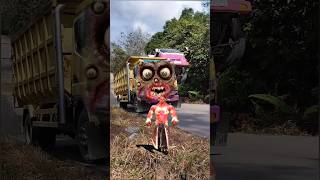 Shocking Huge Container Truck Pertamina Tanker Truck amp Mixer Truck Like Chris Tayo And Friends🧟😱 [upl. by Bassett]