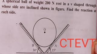 Applied Mechanic Numerical  2079 RB  2nd Sem  CTEVT  Diploma Civil  Rupesh tutors Academy [upl. by Giah406]