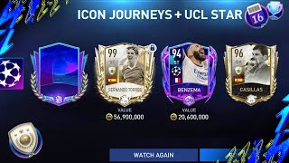 UCL  Icons Biggest Packopening We Got Benzema Fernando Torres Casillas  FIFA Mobile 22 [upl. by Seabury]