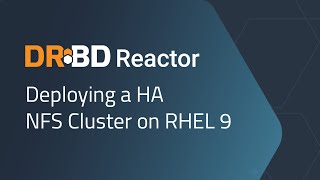 Deploying a Highly Available NFS Cluster on RHEL 9 with DRBD Reactor [upl. by Lotsyrk]