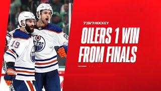 Oilers one win away from Stanley Cup final after dominant Game 5 victory in Dallas [upl. by Aiduan]