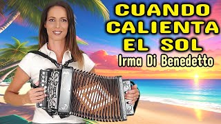 CUANDO CALIENTA EL SOL Bolero IRMA DI BENEDETTO  Organetto Abruzzese Accordion [upl. by Alyakem433]