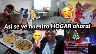 😱REACCIÓN DE ALE Y AMELIA EN CASA🏠  🤤PRIMERA COMIDA JUNTOS🏠  ASÍ ESTÁ EL HOGAR😊  15 Dic 2022 [upl. by Oivaf114]