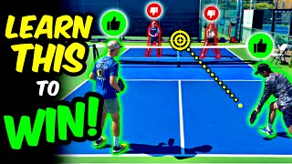 Doubles Strategy Masterclass pickleball tips to win at any level [upl. by Enrak]