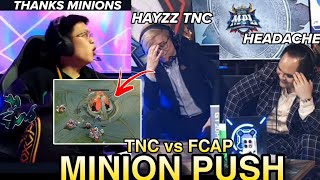 WINIONS RENMAR AND ROCKHART REACTION ON FCAP vs TNC CRAZY LAST MINUTE MINION PUSH [upl. by Hilel]