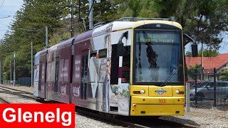 Trams on the Glenelg Tram Line  Adelaide Metro [upl. by Hutner]