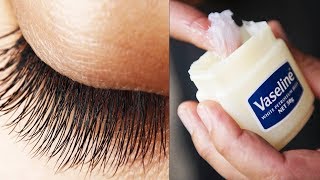 How To Grow Long Eyelashes With Vaseline at Home [upl. by Drud]