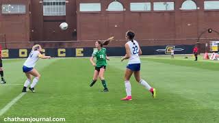 1st half of Woods Charter School vs Christ the King girls soccer championship game  6623 [upl. by Sucramed751]