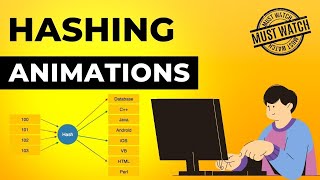 Hashing Animations  Data Structure  Visual How [upl. by Poock]