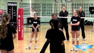 How to teach Passing a Volleyball [upl. by Noremac565]