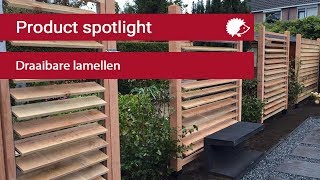 Product Spotlight Flex Fence draaibare lamellen [upl. by Nered]