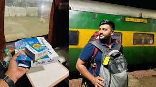 Garib Rath train journey  Train mein late night Domino’s pizza ki craving 😀 [upl. by Jew]