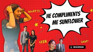 He complimented me 🥹😭💗… trending compliments beautiful sunflower [upl. by Karleen]