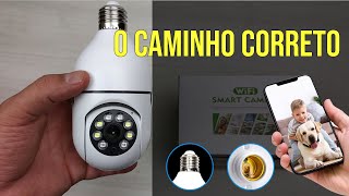 Como instalar configurar câmera ip Wifi lâmpada Yoosee 2022 [upl. by Franza487]