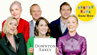 How Well Does the Downton Abbey Cast Know One Another  Vanity Fair Game Show [upl. by Oileve]