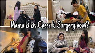 Mama ki Sugery kis cheez ki hoi Mama ka khiyal rkha🥰♥️shaped Roti bnai😂Dost aye milnay💐 [upl. by Zelda]