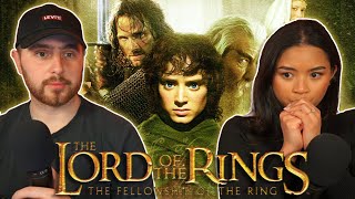 GIRLFRIEND FINALLY WATCHES The Lord Of The Rings Fellowship Of The Ring  REACTIONREACTION [upl. by Eldreeda]