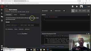 Coding Challenge 1  Breaking camelCase [upl. by Haisej392]