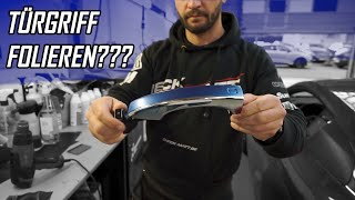 TÜRGRIFF FOLIEREN  HOW TO WRAP  CHECK MATT DORTMUND [upl. by Kciremed742]