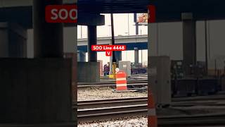 RARE SOO Line GP382 at Franklin Park yard canadianpacific kansascitysouthern railfanning shorts [upl. by Solracnauj]