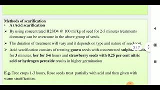 Scarification And Stratification of seed [upl. by Tlevesor]