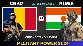 NIGER vs CHAD Military Power Comparison 2024  CHAD and NIGER Military Power 2024 [upl. by Amalberga]