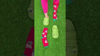 Worm slippers 🐛🐛 Dog socks 🐶🐶 love satisfying trending [upl. by Dieter258]