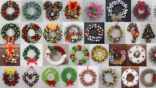 30 Christmas wreath decorating ideas Christmas decoration ideas 2021 [upl. by Gregorio]