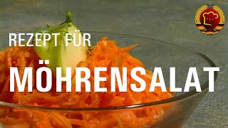 Omas einfaches und schnelles Möhrensalat Rezept mit Apfel aus der DDR [upl. by Atiuqel]