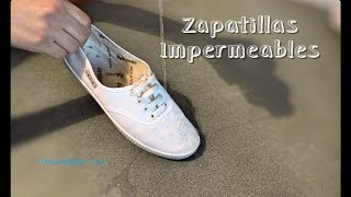 Cómo hacer unas ZAPATILLAS IMPERMEABLES Manualidades Muri [upl. by Asiral]