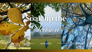 soak up the season  autumn walks cozy crafting and slow living [upl. by Sibyls]