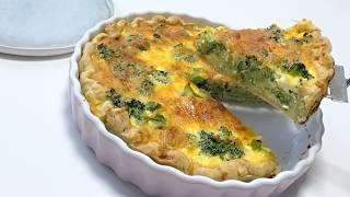 Broccoli Quiche maken  VEGA Broccolitaart [upl. by Lau948]