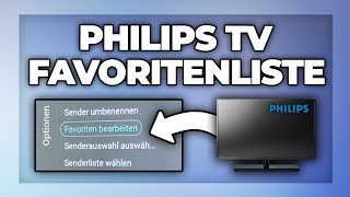 Philips TV Favoritenliste erstellen und bearbeiten  Tutorial [upl. by Morty]