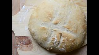 4 Ingredient Artisan Bread [upl. by Adnohsirk]