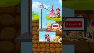 Good Deed Mining Duel Mario vs Princess Peach in the Ultimate Treasure Race [upl. by Yendic]