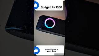 Budget soundbar ever just 1000 check it out Unboxing Sound t est available [upl. by Innos]