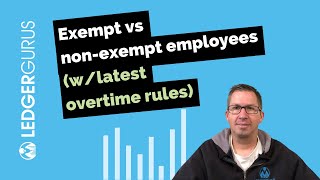 Is your employee exempt or nonexempt  Overtime pay implications [upl. by Aramak]