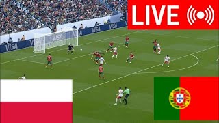 🔴LIVE Poland vs Portugal  Nations League 2425  Match Live Today [upl. by Nnitsuj]