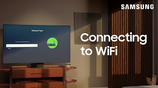 How to connect your TV to WiFi  Samsung US [upl. by Neeruan]