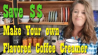 Make your own Coffee Creamer  Save Money [upl. by Kcirneh230]