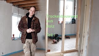 Holzständerwand selber bauen  Selbstgemacht aber wieDIY [upl. by Mamoun591]