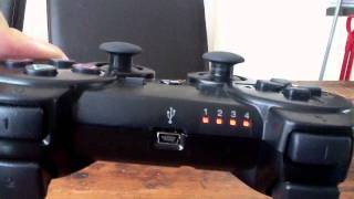 Designers DualShock 3 Bluetooth Wireless SIXAXIS Controller for PS3 review DealExtreme [upl. by Ydorb]