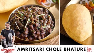 Amritsari Chole Bhature Recipe  Tips for Fluffy Bhatura  अमृतसरी छोले भटूरे  Chef Sanjyot Keer [upl. by Seuqramed]