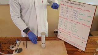 Reaction of a Metal Magnesium with Oxygen and a Metal Oxide Magnesium Oxide with Water [upl. by Raknahs]