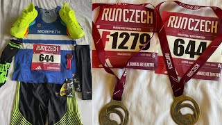 PRAGUE HALF MARATHON 2024  RACE VLOG [upl. by Enilrac]