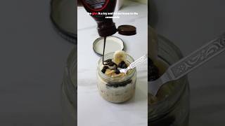 Overnight oats recipe  Healthy breakfast recipe healthybreakfast weightloss [upl. by Cnahc21]