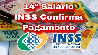 14º Salário  INSS Confirma Pagamento [upl. by Adalai]