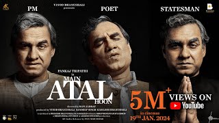 Main ATAL Hoon  Trailer  Pankaj Tripathi  Ravi Jadhav  Vinod Bhanushali  19 Jan 2024 [upl. by Nissie]